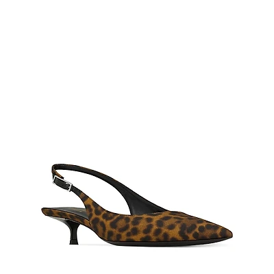 Saint Laurent Women's Cherish Slingback Pumps