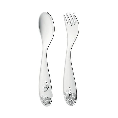 Christofle Beebee Baby Silverplated Flatware Set