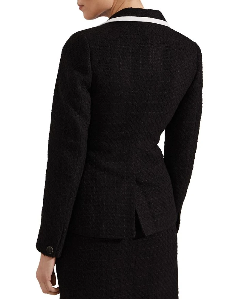 Cici Tipped Tweed Jacket