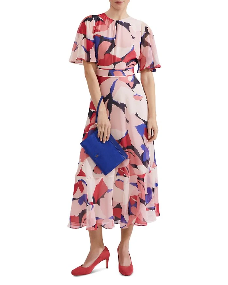 Freya Printed Silk Dress