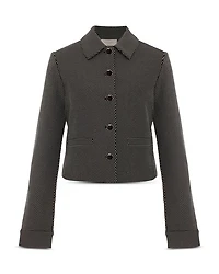 Violet Ponte Jacket