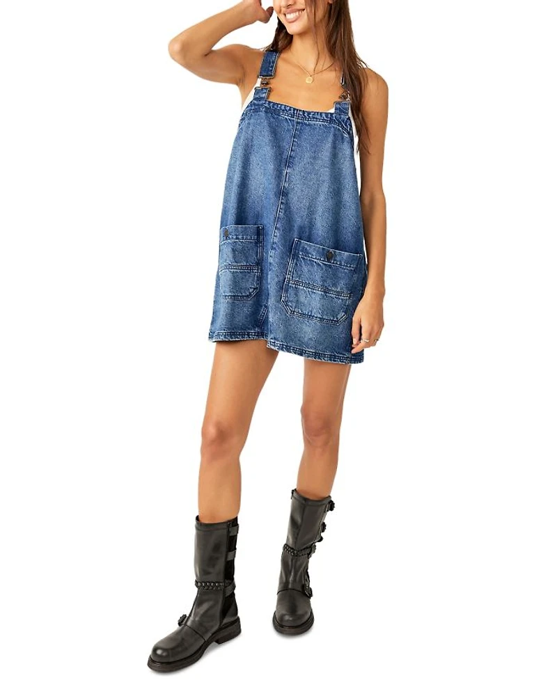 Overall Smock Mini Shortalls