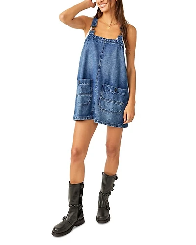 Overall Smock Mini Shortalls