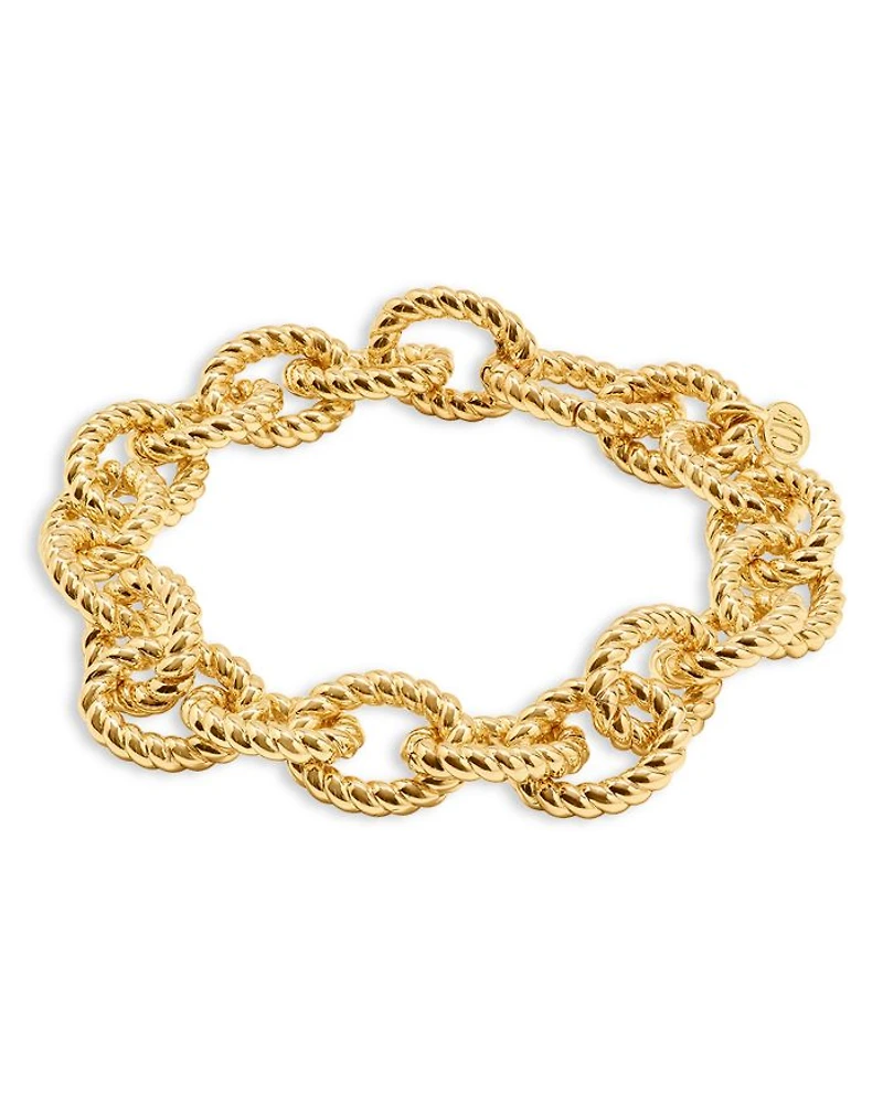 Victoria Chain Bracelet in 18K Gold Plated