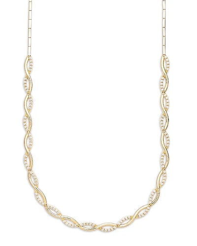 Bloomingdale's Fine Collection Diamond Twist Collar Necklace