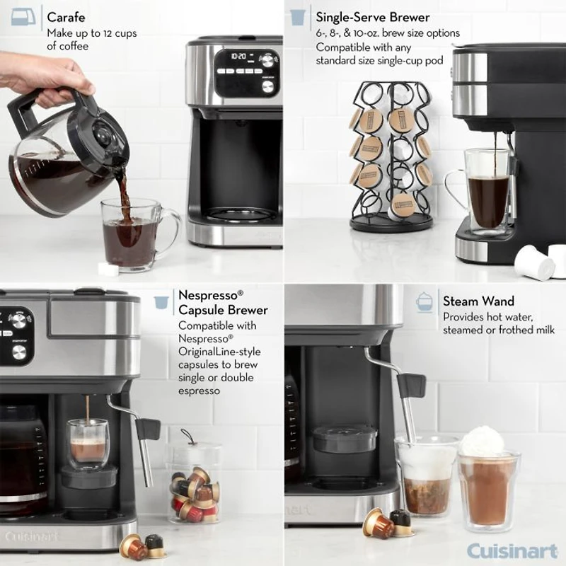 SS-4N1 Coffee Center® Barista Bar 4-in-1 Coffee Maker