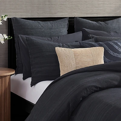 Donna Karan Home Elements Raw Silk Blend Euro Sham