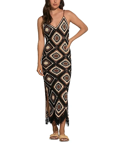Elan Crochet Maxi Dress