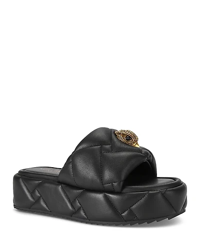 Kurt Geiger London Women's Orson Puffed Platform Slide Sandals