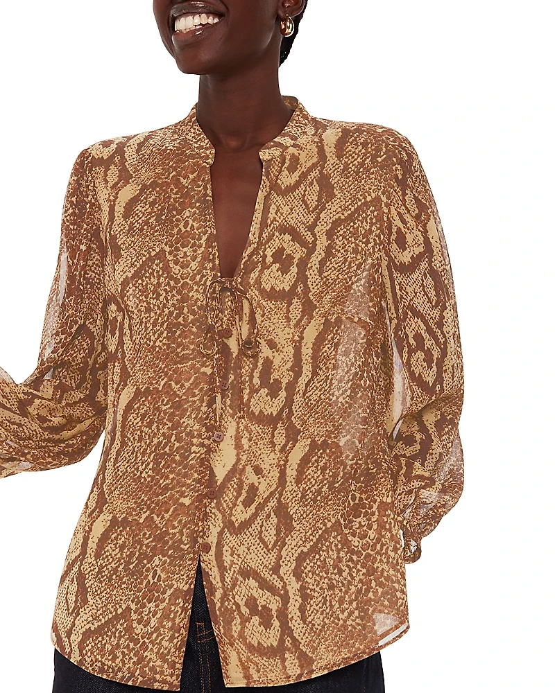 Whistles Serpent Print Shirt
