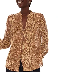 Whistles Serpent Print Shirt