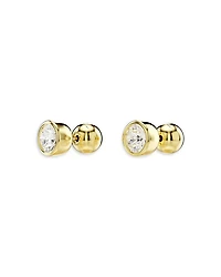 Imber Round Cut Stud Earrings