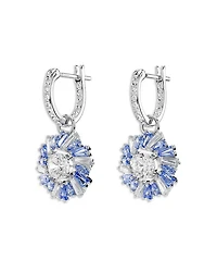 Idyllia Huggie Hoop Drop Earrings