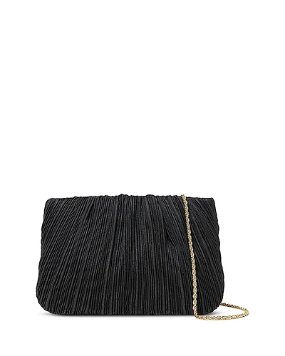 Loeffler Randall Brit Flat Pleated Pouch Clutch