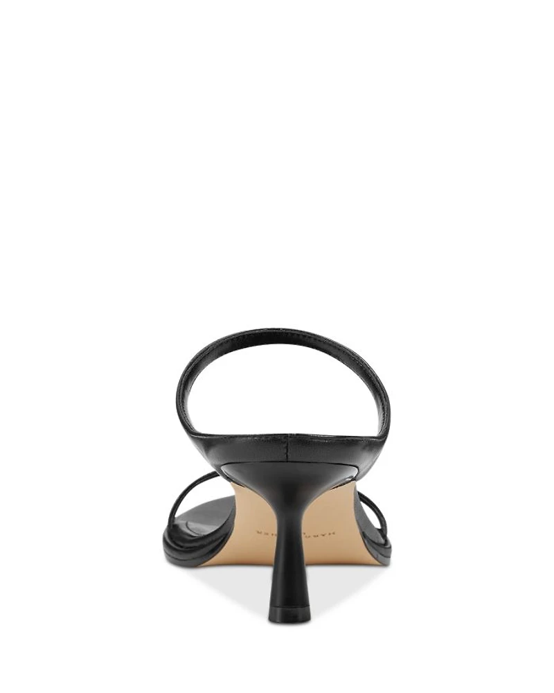 Women's Alonde Leather High Heel Slide Sandals