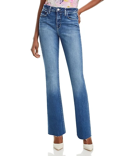 L'Agence Ruth High Rise Straight Jeans