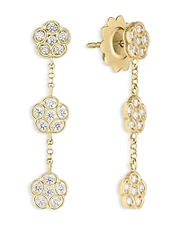 Roberto Coin 18K Yellow Gold Daisy Chain Drop Earrings - Exclusive