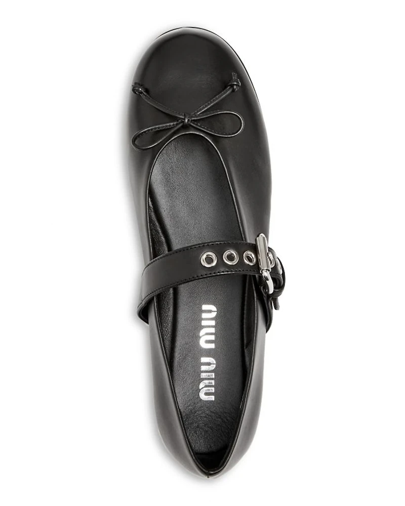 Women's Buckle Ballet Flats