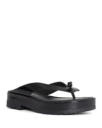 Donald Pliner Women's Slip On Thong Platform Sandals