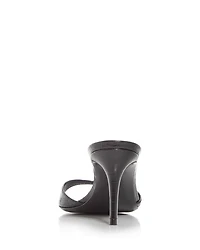 Women's Intriigo Croc Embossed High Heel Slide Sandals