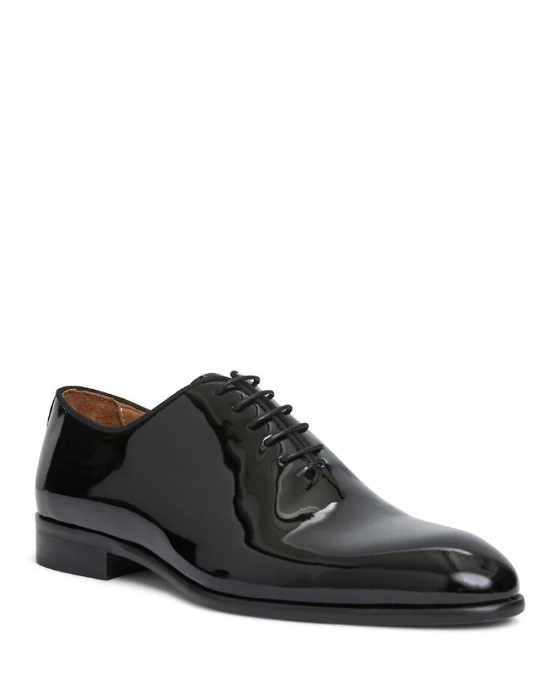 Men's Angelo Patent Lace Up Oxford Dress Shoes