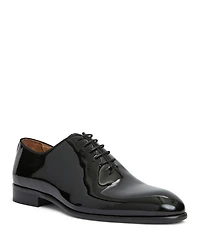 Men's Angelo Patent Lace Up Oxford Dress Shoes