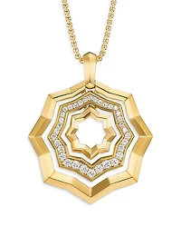 David Yurman Stax Zig Zag Pendant Necklace