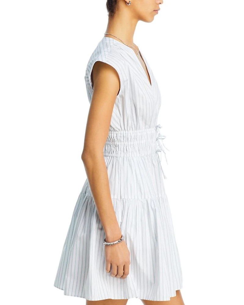 Tora Cotton V Neck Dress