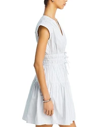 Tora Cotton V Neck Dress