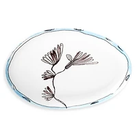 Marni Camelia Aubergine Large Oval Platter