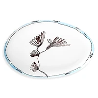 Serax Marni Camelia Aubergine Large Oval Platter