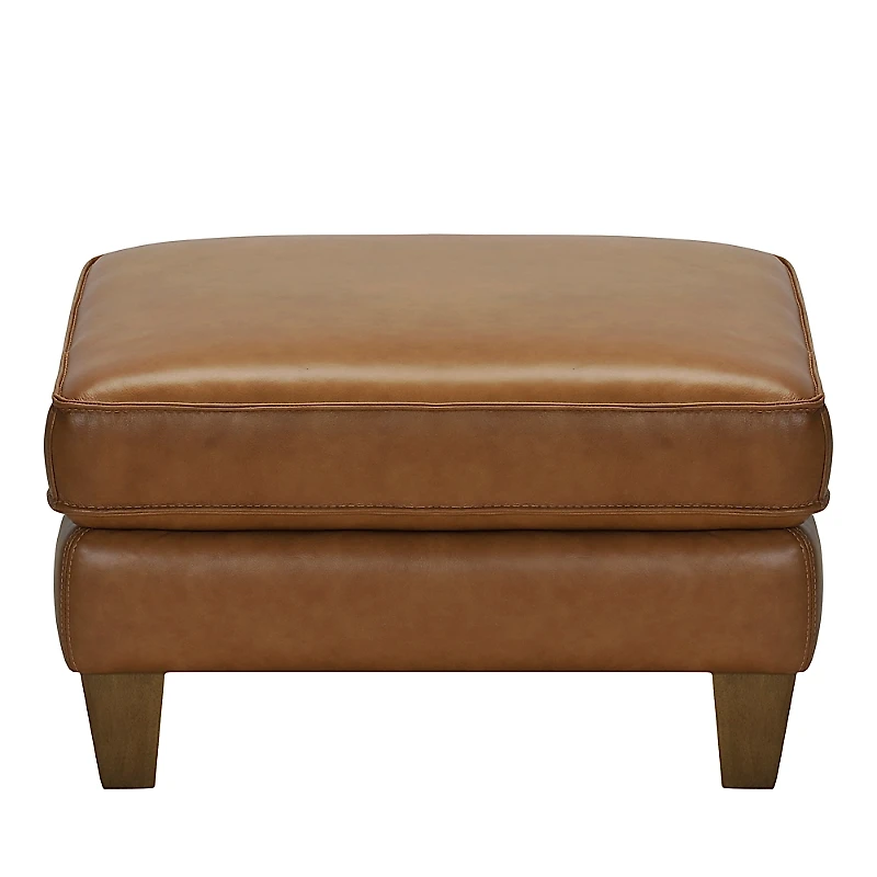 Bloomingdale's Hesh Leather Ottoman