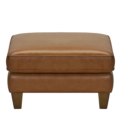 Bloomingdale's Hesh Leather Ottoman