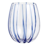 Vietri Nuovo Stripe Stemless Wine Glass