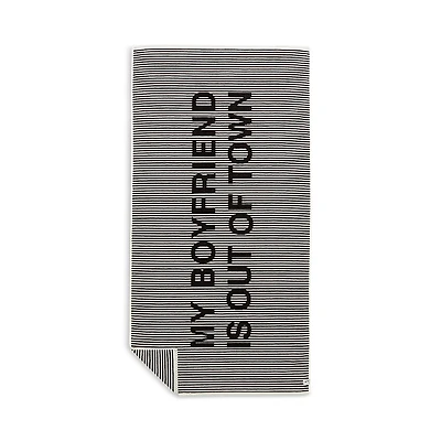 Slowtide Out of Town Striped Premium Woven Beach Towel