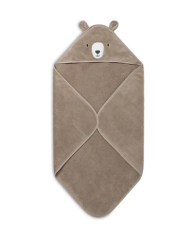 Mori Micro Cotton Bear Hooded Bath Towel - Baby