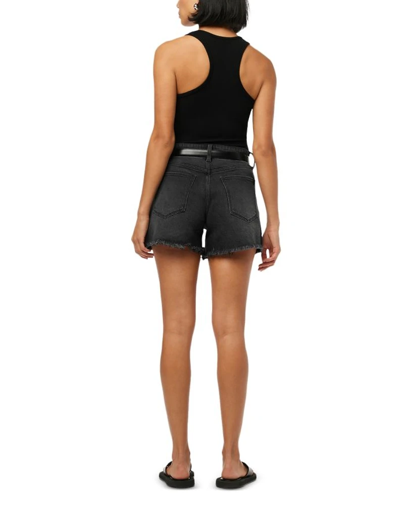 The Jessie High Rise Denim Shorts Finesse