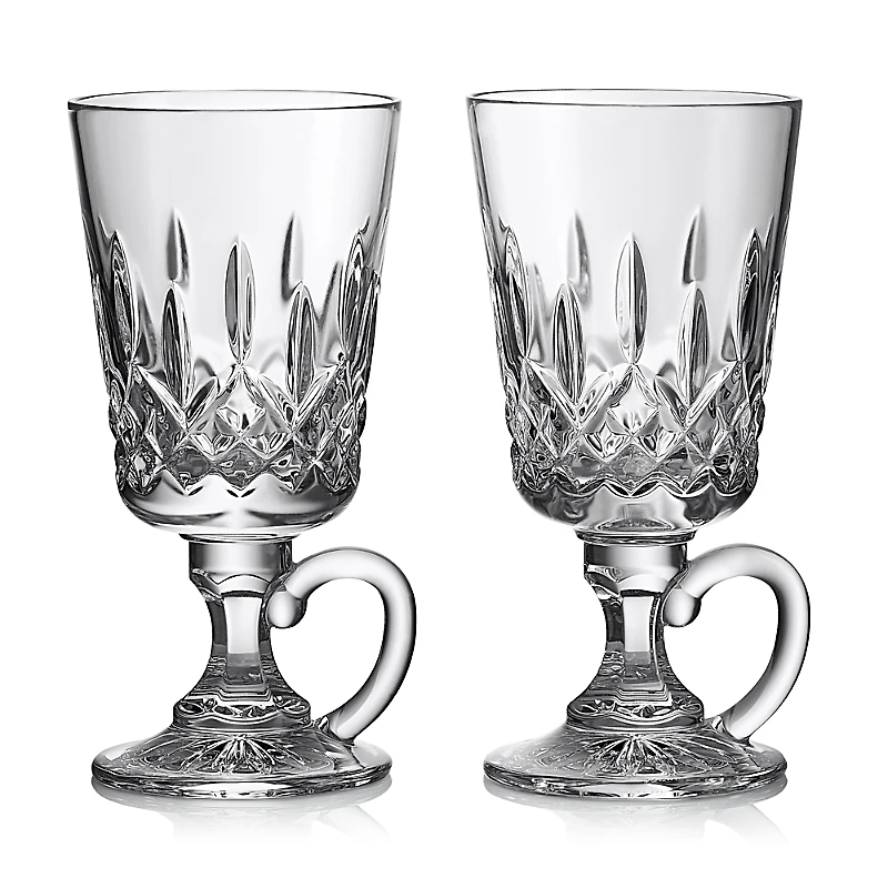 Waterford Lismore Irish Coffee Glasses, Set of 2