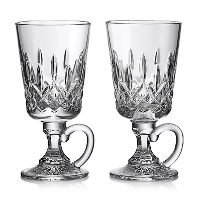Waterford Lismore Irish Coffee Glasses, Set of 2