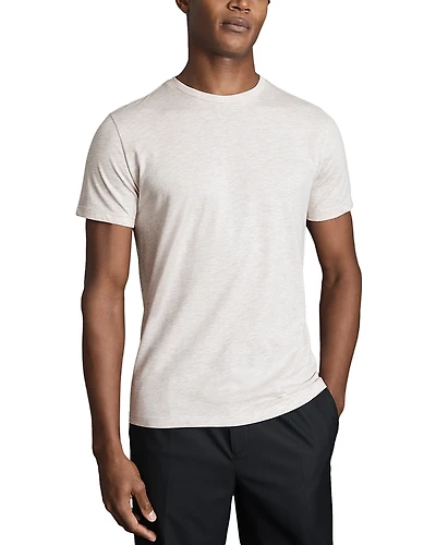 Reiss Bless Slim Fit Marled Crewneck Tee