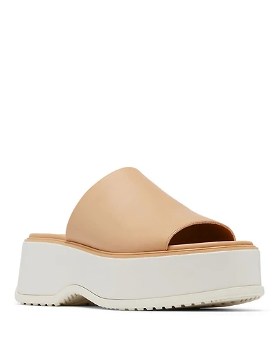Women's Dayspring Leather Platform Slide Sandals