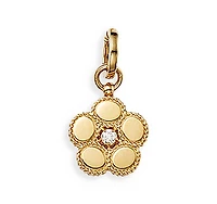 Roberto Coin 18K Yellow Gold Daisy Diamond Flower Pendant - Exclusive