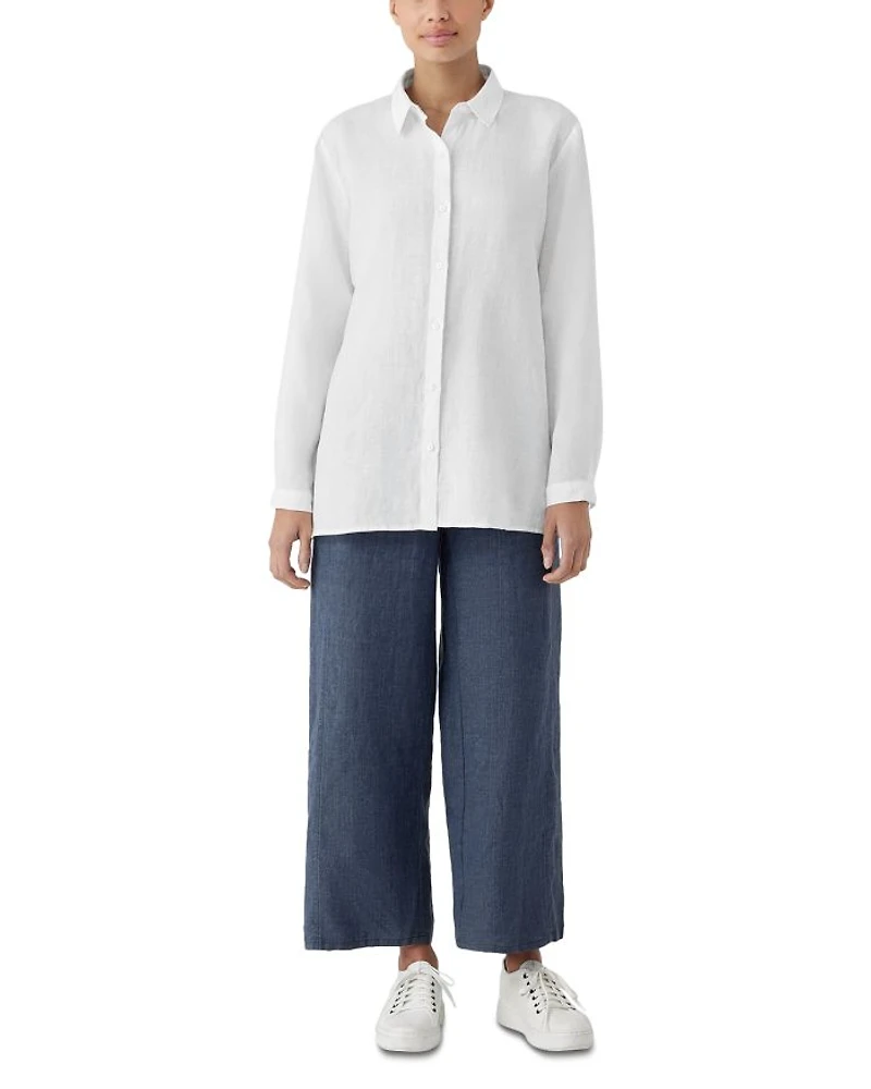 Linen Classic Collar Shirt