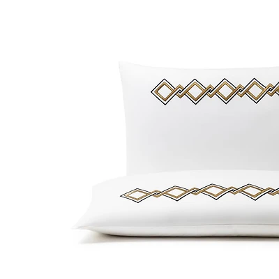 Twist Embroidery Standard Sham