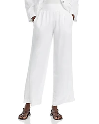Smocked Wide Leg Pants