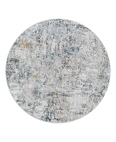 Livabliss Laila Laa-2305 Round Area Rug, 6'7 x 6'7