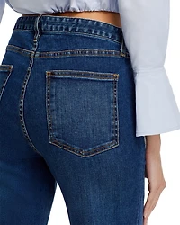 Helena High Rise Flared Sailor Jeans Medium Wash