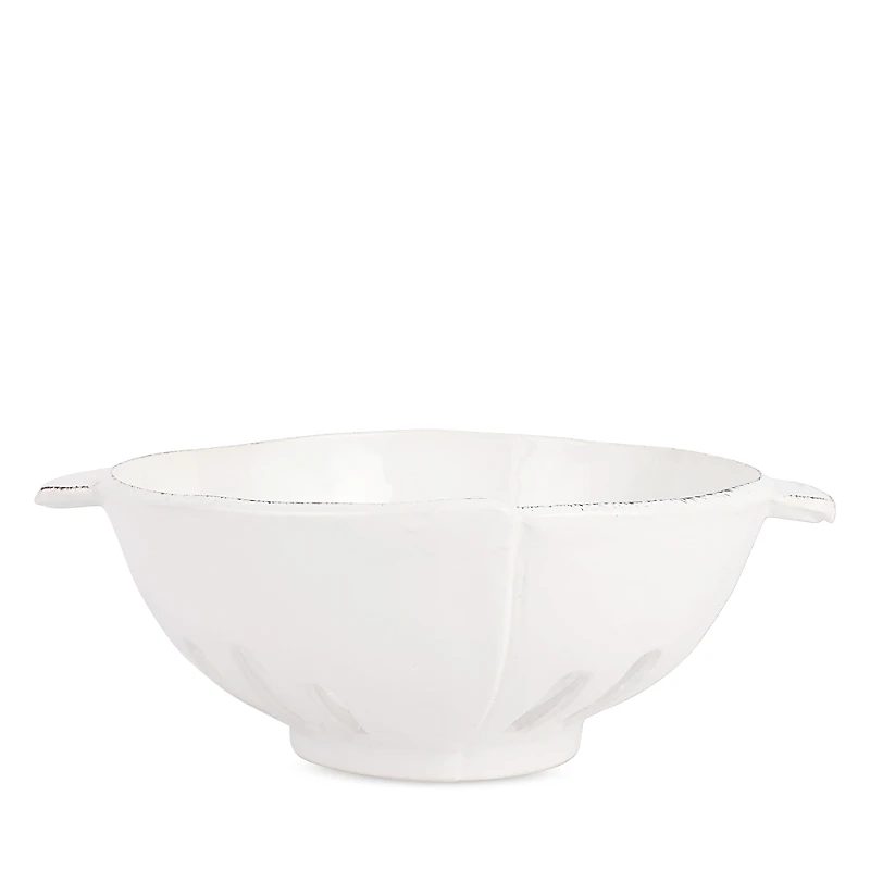 Vietri Lastra White Colander