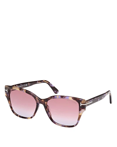 Tom Ford Elsa Butterfly Sunglasses, 55mm