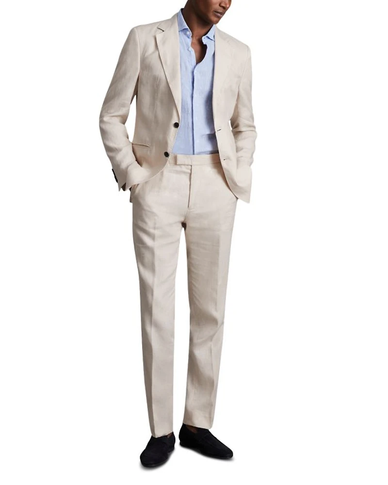 Kin Linen Slim Fit Suit Jacket